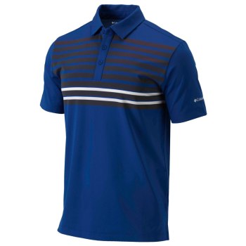 Columbia Golf Omni-Wick Energy, Polo Azules Oscuro Para Hombre | 936158-HAX